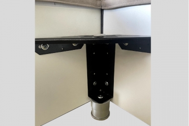 Кровать 0.9 Мебельсон Квест КМ0.9-17 медовый велюр