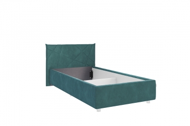 Кровать 0.9 Мебельсон Квест КМ0.9-17 сосна велюр