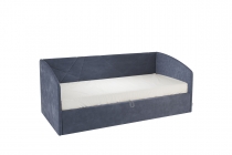 Кровать 0.9 Мебельсон Квест Софа КМ.S-17 топаз велюр