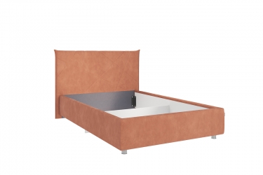 Кровать 1.2 Мебельсон Квест КМ1.2-17 персик велюр