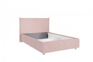 Кровать 1.2 Мебельсон Квест КМ1.2-17 нежно-розовый велюр