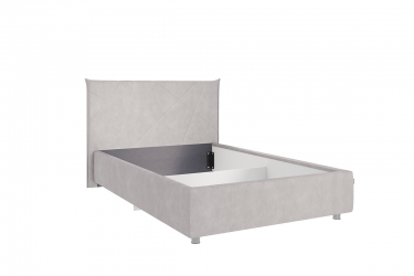 Кровать 1.2 Мебельсон Квест КМ1.2-17 галька велюр