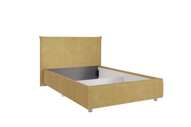 Кровать 1.2 Мебельсон Квест КМ1.2-17 медовый велюр