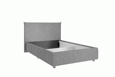 Кровать 1.2 Мебельсон Квест с подъем. механизмом ZP.KM1.2-03 галька велюр