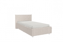 Кровать 0.9 Мебельсон Квест с основанием ZO.KM0.9-03 крем велюр