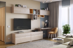 Полка-вкладыш Мебельсон 46 UL.46-M горчица