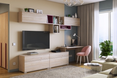 Полка-вкладыш Мебельсон 46 UL.46-M фуксия