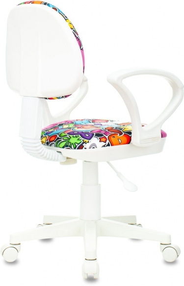 Кресло детское Бюрократ Бюрократ KD-3/WH/ARM/MASKARAD