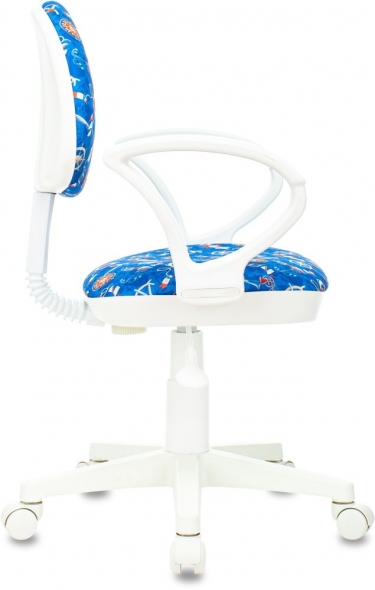 Кресло детское Бюрократ Бюрократ KD-3/WH/ARM/SEA