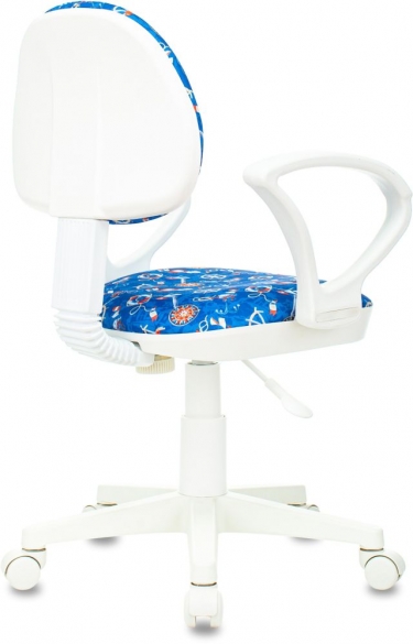Кресло детское Бюрократ Бюрократ KD-3/WH/ARM/SEA