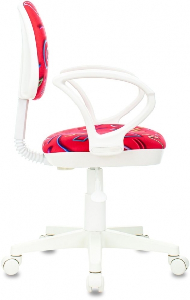 Кресло детское Бюрократ Бюрократ KD-3/WH/ARM/STICK-PK
