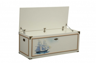 Тумба Олмеко Севилья-17 Белая Канат золотой