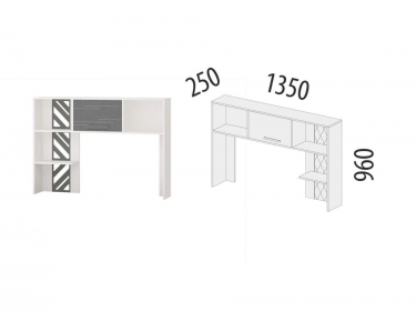 Надстройка лев/прав Витра Аляска 501.19