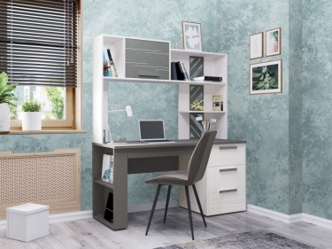 Стол с надстройкой лев/прав Витра Аляска 63