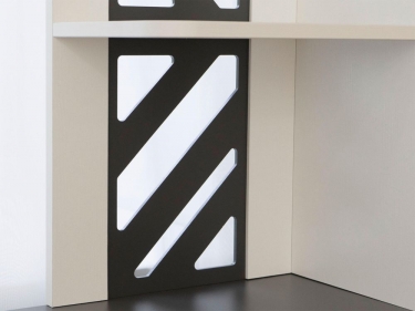 Стол с надстройкой лев/прав Витра Аляска 61