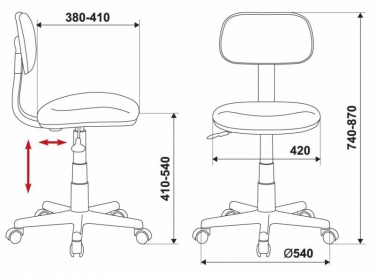 Кресло детское Бюрократ Бюрократ CH-W201NX Малиновый Sticks 05