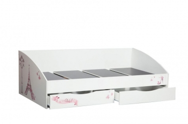 Кровать одинарная Олмеко Фея-3 симметричная 2000 Белая Париж