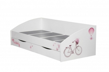 Кровать одинарная Олмеко Фея-3 симметричная 2000 Белая Париж