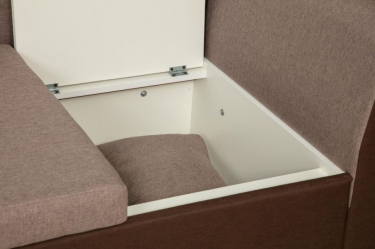 Тахта Олмеко Мася-12 левая Тесла корица Тесла шоколад