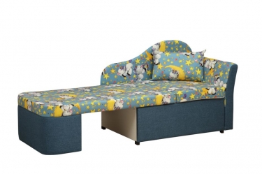 Тахта Олмеко Мася-12 левая Лунопарк Голубой