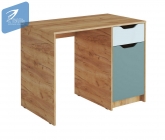 Стол письменный Стиль RICH СП-001 Мята/Сумеречный голубой/дуб крафт золотой