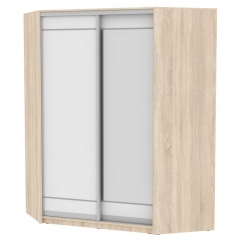 Шкаф-купе Аларти YA-198х1400-718-2ДСС-Белый-D1D2