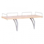 Полка задняя к столу Дэми Polka_z 1/750 Polka_z 7/750 Клен Серый