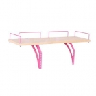 Полка задняя к столу Дэми Polka_z 1/750 Polka_z 7/750 Клен Розовый