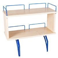 Полка задняя двухъярусная Дэми Polka_zz 1/750 Polka_zz 7/750 Яблоня Синий