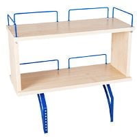 Полка задняя двухъярусная Дэми Polka_zz 1/600 Polka_zz 7/600 Яблоня Синий