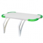 Полка задняя с проставкой Дэми Polka_z 3/750 Белая Зеленая